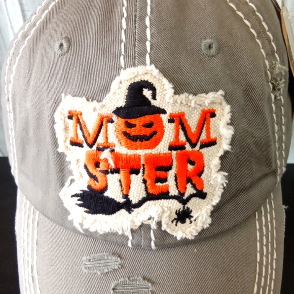 HALLOWEEN MOMSTER VINTAGE STYLE HAT / CAP - Picture 2 of 8